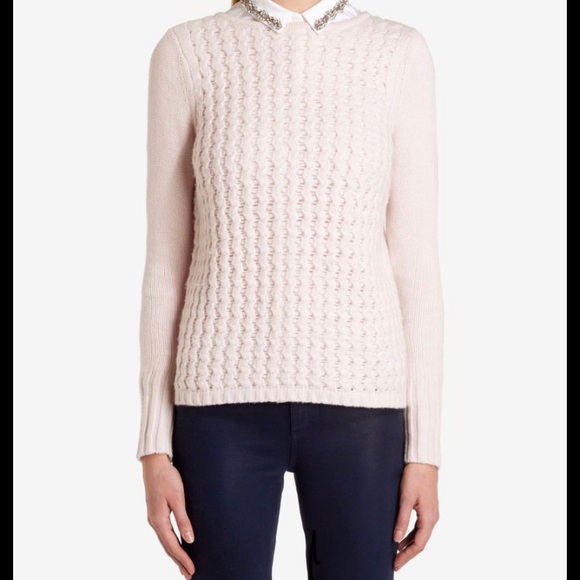Ted Baker Ernia Lambswool Sweater in light pink - Picture 1 of 3